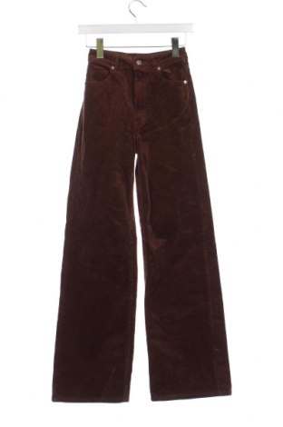 Γυναικείο κοτλέ παντελόνι H&M Divided, Μέγεθος XXS, Χρώμα Καφέ, Τιμή 9,96 €