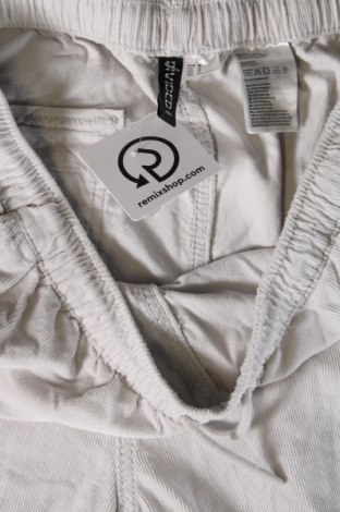 Pantaloni de velvet de femei H&M Divided, Mărime M, Culoare Gri, Preț 26,71 Lei