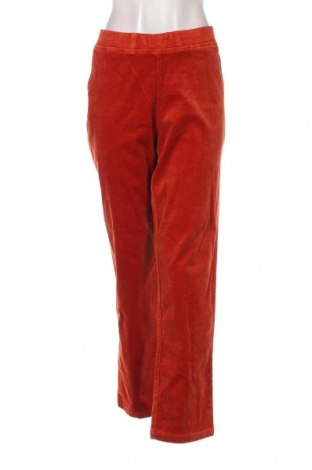 Γυναικείο κοτλέ παντελόνι Helena Vera, Μέγεθος XL, Χρώμα Πορτοκαλί, Τιμή 26,91 €