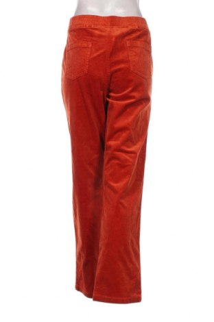 Γυναικείο κοτλέ παντελόνι Helena Vera, Μέγεθος XL, Χρώμα Πορτοκαλί, Τιμή 16,14 €