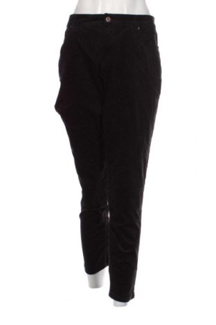 Γυναικείο κοτλέ παντελόνι Infinity, Μέγεθος XXL, Χρώμα Μαύρο, Τιμή 4,84 €