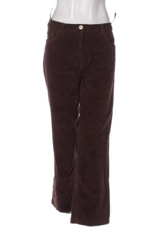 Pantaloni de velvet de femei Infinity, Mărime XL, Culoare Maro, Preț 40,06 Lei