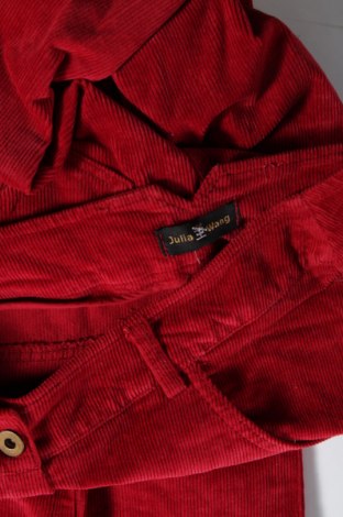 Pantaloni de velvet de femei Julia Wang, Mărime M, Culoare Roșu, Preț 81,29 Lei