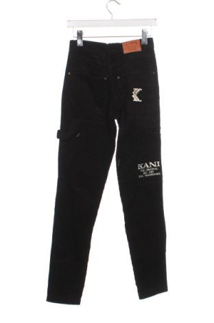 Pantaloni de velvet de femei Karl Kani, Mărime XXS, Culoare Negru, Preț 122,37 Lei