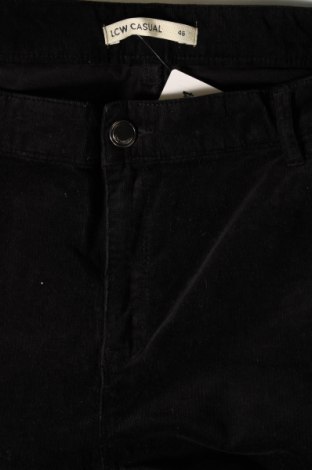 Γυναικείο κοτλέ παντελόνι LCW, Μέγεθος XL, Χρώμα Μαύρο, Τιμή 4,75 €
