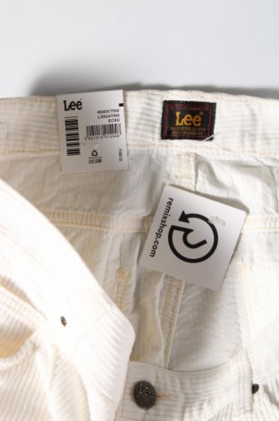 Pantaloni de velvet de femei Lee, Mărime XL, Culoare Alb, Preț 259,34 Lei