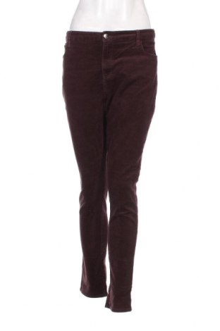 Pantaloni de velvet de femei Manor, Mărime L, Culoare Roșu, Preț 14,31 Lei