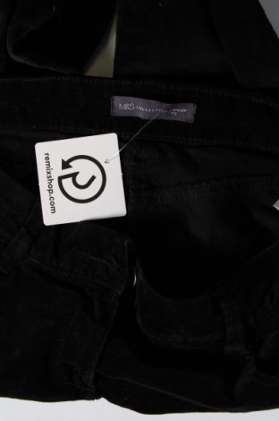 Γυναικείο κοτλέ παντελόνι Marks & Spencer, Μέγεθος M, Χρώμα Μαύρο, Τιμή 6,68 €