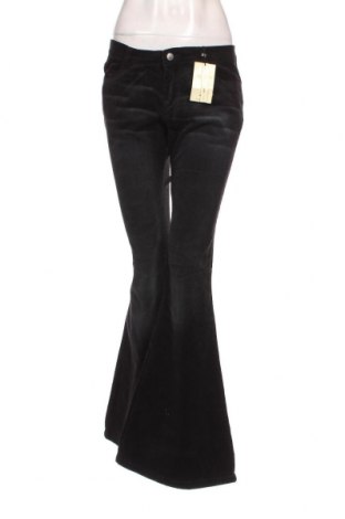 Pantaloni de velvet de femei Miss Sixty, Mărime M, Culoare Negru, Preț 196,91 Lei