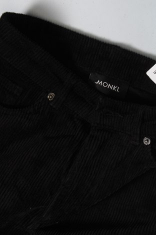 Pantaloni de velvet de femei Monki, Mărime XS, Culoare Negru, Preț 7,60 Lei