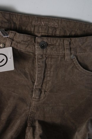 Pantaloni de velvet de femei Montego, Mărime S, Culoare Maro, Preț 48,65 Lei