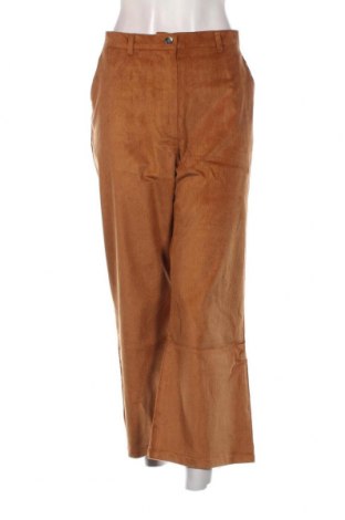 Pantaloni de velvet de femei Progetto Quid, Mărime M, Culoare Maro, Preț 85,66 Lei