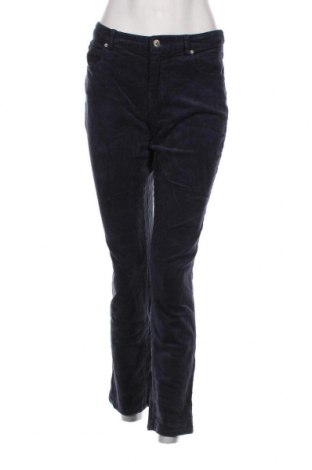 Pantaloni de velvet de femei Promod, Mărime M, Culoare Albastru, Preț 29,93 Lei