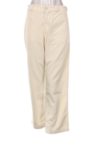 Pantaloni de velvet de femei Replay, Mărime L, Culoare Ecru, Preț 376,97 Lei