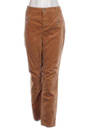 Γυναικείο κοτλέ παντελόνι Rick Cardona, Μέγεθος XXL, Χρώμα Καφέ, Τιμή 12,34 €
