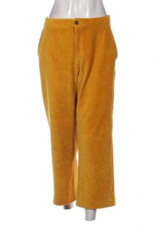 Γυναικείο κοτλέ παντελόνι S.Oliver, Μέγεθος L, Χρώμα Κίτρινο, Τιμή 9,42 €