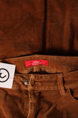 Γυναικείο κοτλέ παντελόνι S.Oliver, Μέγεθος M, Χρώμα Πορτοκαλί, Τιμή 2,17 €