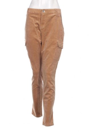 Γυναικείο κοτλέ παντελόνι S.Oliver, Μέγεθος XXL, Χρώμα  Μπέζ, Τιμή 6,32 €