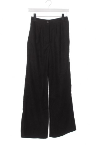 Γυναικείο κοτλέ παντελόνι SHEIN, Μέγεθος XS, Χρώμα Μαύρο, Τιμή 7,12 €