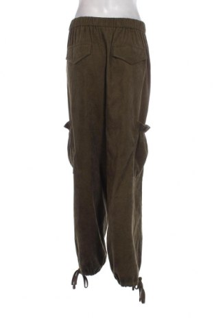 Pantaloni de velvet de femei SHEIN, Mărime XL, Culoare Verde, Preț 38,16 Lei