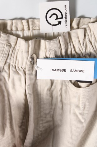 Γυναικείο κοτλέ παντελόνι Samsoe & Samsoe, Μέγεθος S, Χρώμα  Μπέζ, Τιμή 26,34 €
