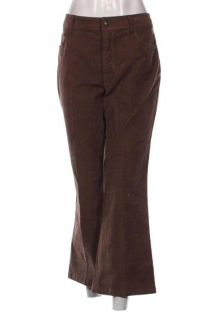 Γυναικείο κοτλέ παντελόνι Sisley, Μέγεθος XL, Χρώμα Καφέ, Τιμή 48,25 €