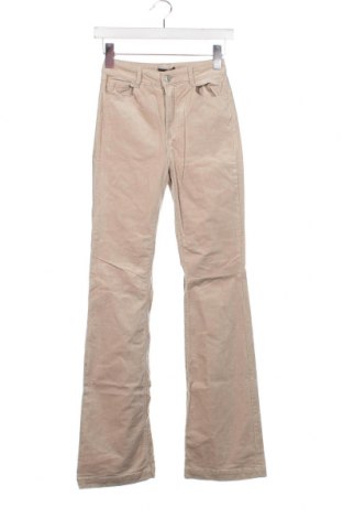 Γυναικείο κοτλέ παντελόνι Tally Weijl, Μέγεθος XS, Χρώμα  Μπέζ, Τιμή 6,46 €
