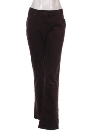 Pantaloni de velvet de femei Woman By Tchibo, Mărime L, Culoare Maro, Preț 14,31 Lei