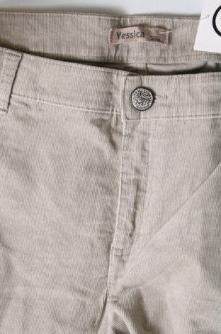 Pantaloni de velvet de femei Yessica, Mărime XL, Culoare Bej, Preț 34,34 Lei