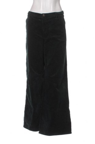 Pantaloni de velvet de femei Yessica, Mărime XXL, Culoare Verde, Preț 95,39 Lei