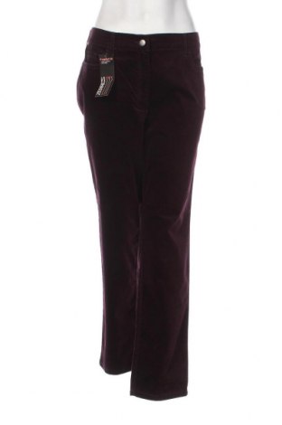 Γυναικείο κοτλέ παντελόνι Zerres, Μέγεθος L, Χρώμα Βιολετί, Τιμή 8,97 €