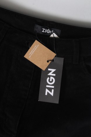 Γυναικείο κοτλέ παντελόνι Zign, Μέγεθος M, Χρώμα Μαύρο, Τιμή 4,79 €