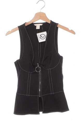 Γυναικείο γιλέκο H&M, Μέγεθος XS, Χρώμα Μαύρο, Τιμή 9,82 €