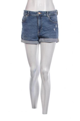 Pantaloni scurți de femei Bershka, Mărime M, Culoare Albastru, Preț 26,25 Lei
