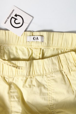 Γυναικείο κοντό παντελόνι C&A, Μέγεθος M, Χρώμα Κίτρινο, Τιμή 11,00 €