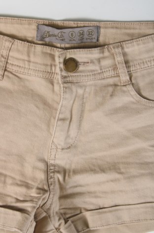Дамски къс панталон Denim Co., Размер XXS, Цвят Бежов, Цена 9,97 лв.