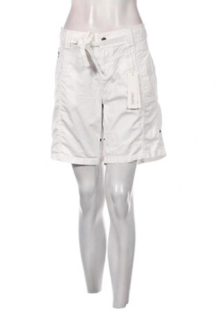 Pantaloni scurți de femei Esprit, Mărime L, Culoare Alb, Preț 71,05 Lei