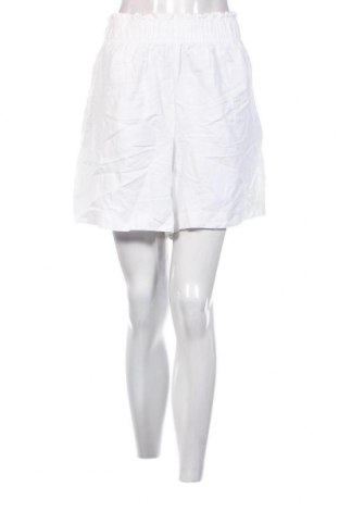 Дамски къс панталон H&M, Размер L, Цвят Бял, Цена 18,60 лв.