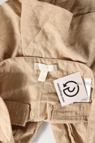 Дамски къс панталон H&M, Размер S, Цвят Бежов, Цена 19,00 лв.