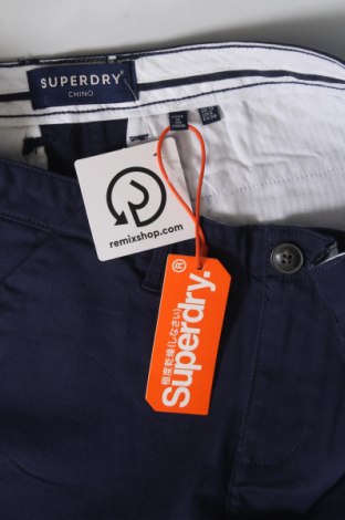 Γυναικείο κοντό παντελόνι Superdry, Μέγεθος M, Χρώμα Μπλέ, Τιμή 10,52 €