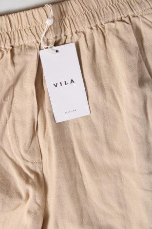 Γυναικείο κοντό παντελόνι VILA, Μέγεθος L, Χρώμα  Μπέζ, Τιμή 5,98 €