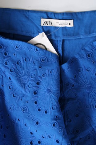 Дамски къс панталон Zara, Размер XL, Цвят Син, Цена 18,00 лв.