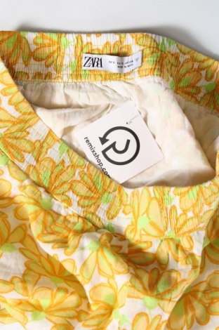 Дамски къс панталон Zara, Размер S, Цвят Жълт, Цена 18,00 лв.