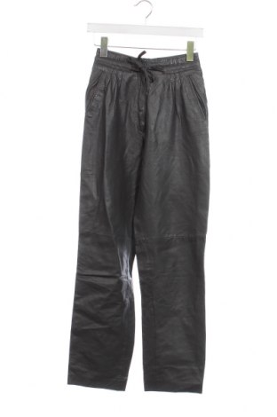 Pantaloni de piele pentru damă, Mărime XS, Culoare Gri, Preț 272,96 Lei
