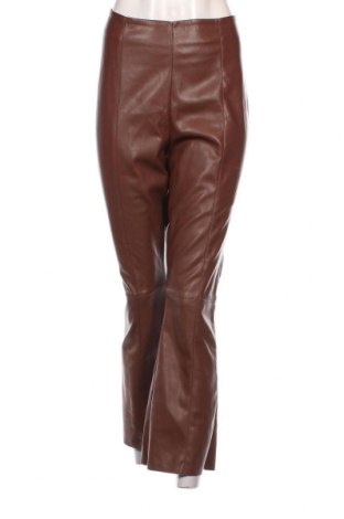 Γυναικείο παντελόνι δερμάτινο Bik Bok, Μέγεθος L, Χρώμα Καφέ, Τιμή 8,50 €