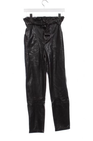 Γυναικείο παντελόνι δερμάτινο Clockhouse, Μέγεθος XS, Χρώμα Μαύρο, Τιμή 4,31 €