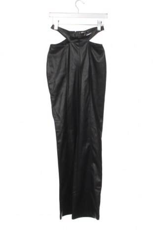 Дамски кожен панталон Fb Sister, Размер S, Цвят Черен, Цена 15,66 лв.