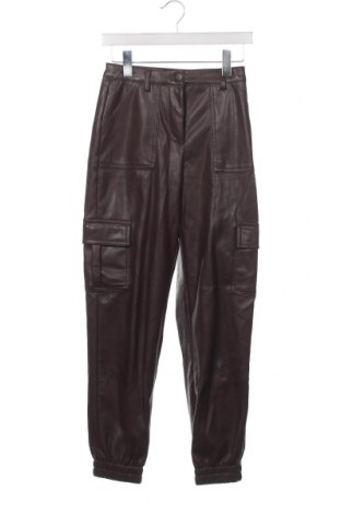 Pantaloni de piele pentru damă Fb Sister, Mărime XS, Culoare Maro, Preț 79,08 Lei