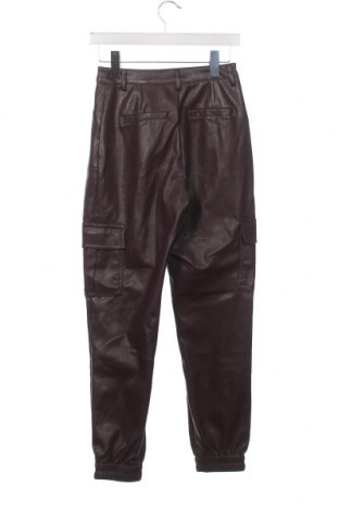 Pantaloni de piele pentru damă Fb Sister, Mărime XS, Culoare Maro, Preț 86,73 Lei