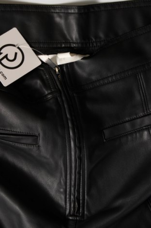 Pantaloni de piele pentru damă H&M, Mărime XL, Culoare Negru, Preț 42,17 Lei